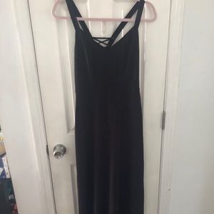Forever 21 Ankle Length Black dress